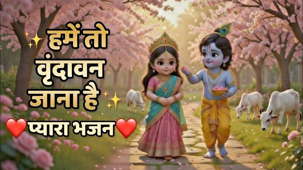 हम तो वृंदावन जाना है 🌸 | राधा कृष्ण सुंदर भजन | Latest Vrindavan Bhajan 2026