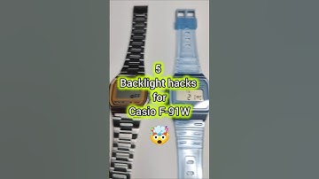 Five backlight hacks for Casio F-91W - Ollee Watch