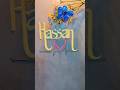 Hassan 💕 Sand Art Name Creation with Noha #Hassan #SandArt #Noha #YouTube shorts