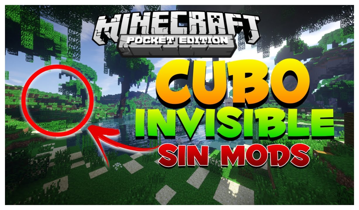 COMO PONER UN BLOQUE INVISIBLE | MINECRAFT PE 0.16.0 - YouTube
