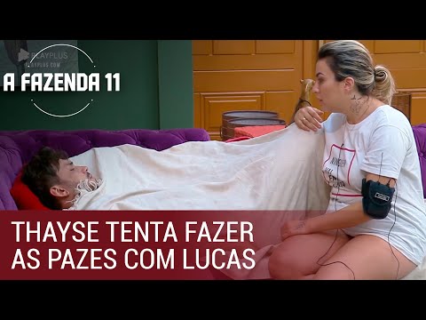 Thayse tenta fazer as pazes com Lucas | A Fazenda