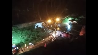 Air India Express plane coming from Dubai overshot the runway at Kozhikode airport in Kerala