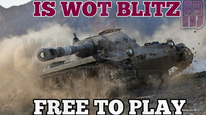 Is World of tanks blitz Free to play?