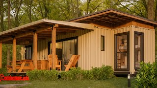 Stunning 3-bed, 2-bath Shipping Container Home Tour | Modern Design Meets Cozy Living