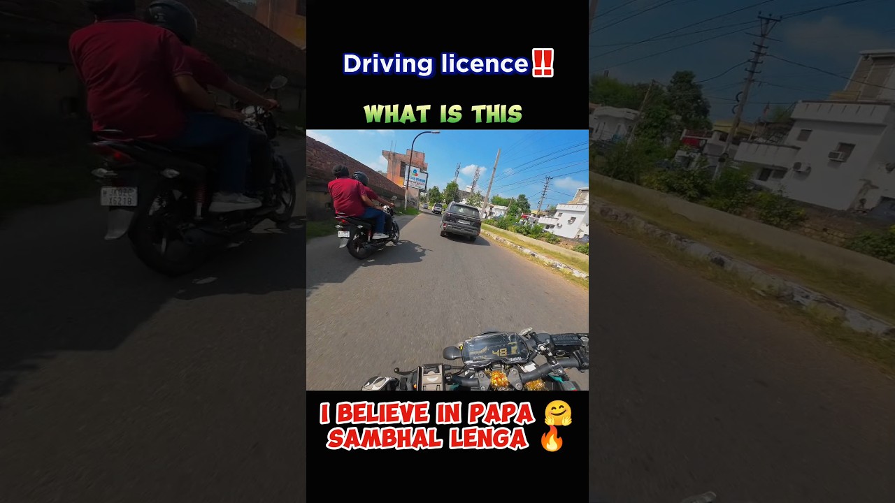 what is driving licence 🙃😂... 