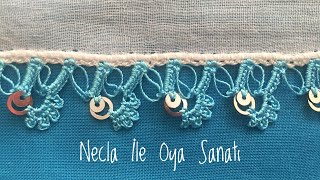 89-Tek Sıra Analı Kızlı Pul Oyası Modeli