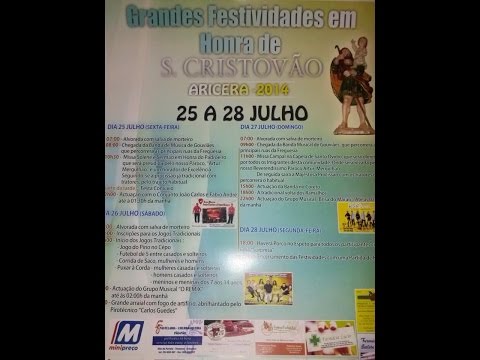 Programa Festa em Aricera 2014