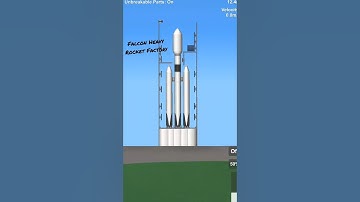 Space X Falcon Heavy Rocket Factory in Spaceflight Simulator #spaceflightsimulator #space #rocket