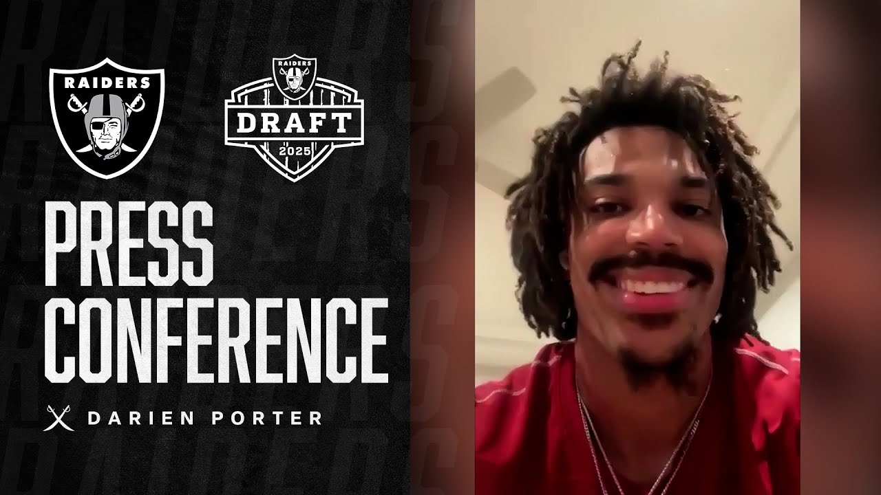 Darien Porter: ‘I Couldn't be More Thankful’ | 2025 NFL Draft | Raiders