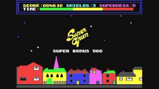Commodore 64: Super Gran game ending by Tynesoft