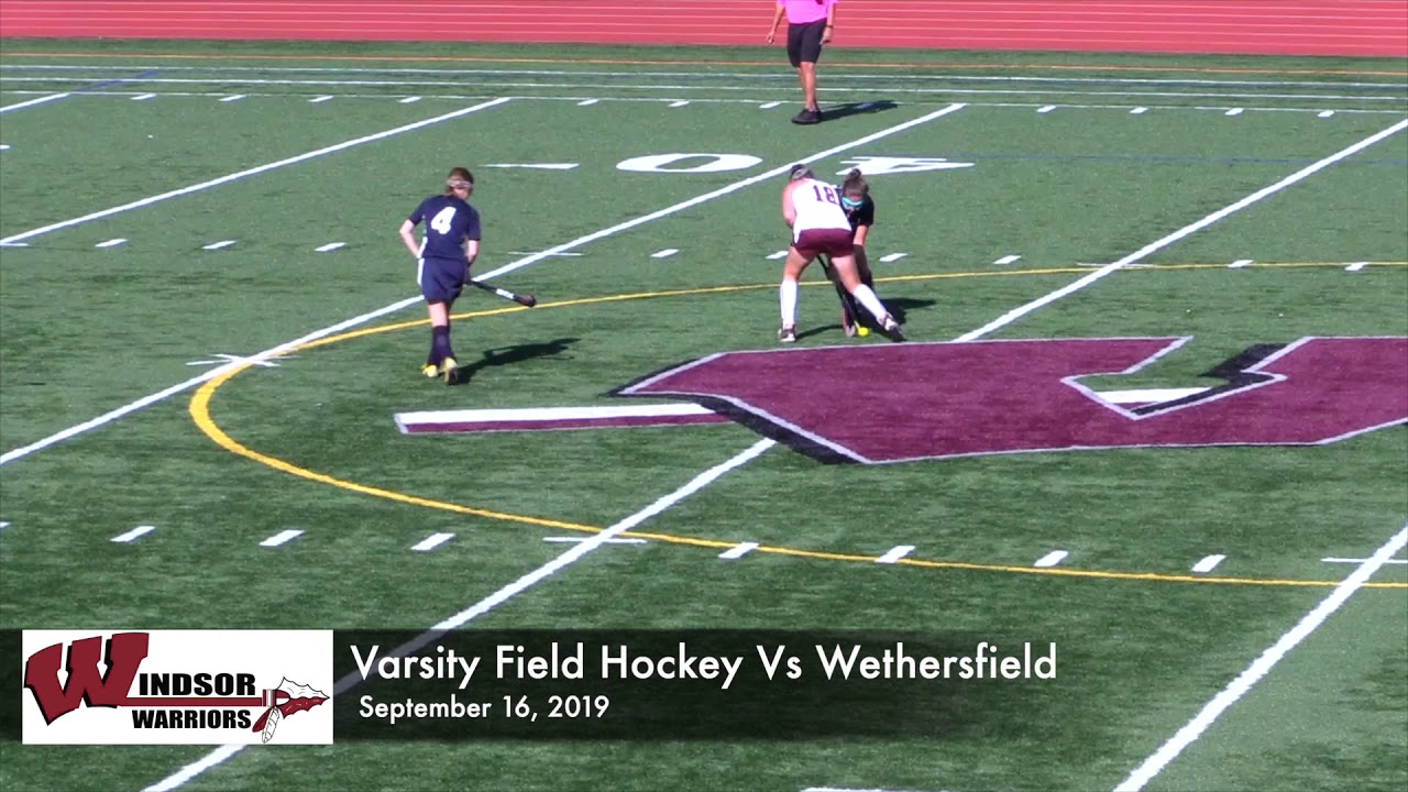 2019 WHS Varsity Field Hockey vs Wethersfield YouTube