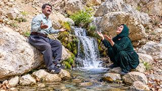 “OMG! Nomadic Couple Discover a Hidden Spring Beneath Mountain Rocks”