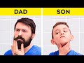 Like Daddy, Like Son! Funny Relatable Moments, Amazingly creative parenting hacks