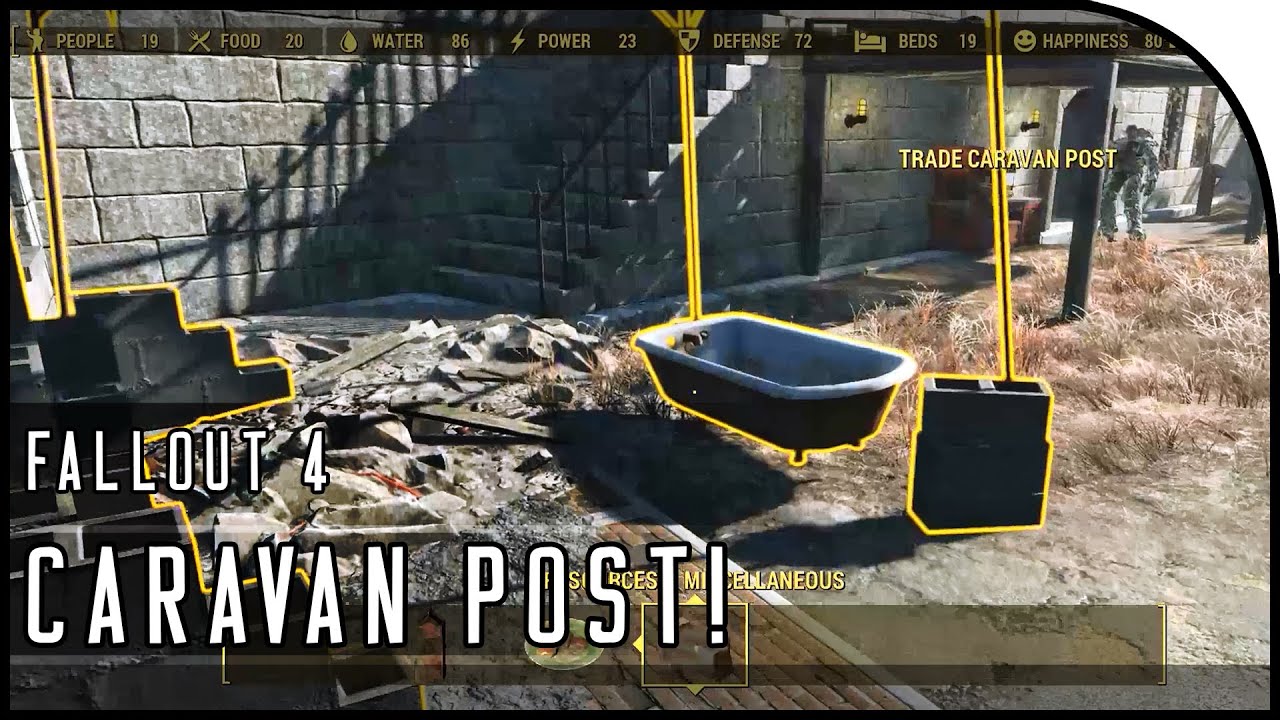 where is the caravan in fallout 4
