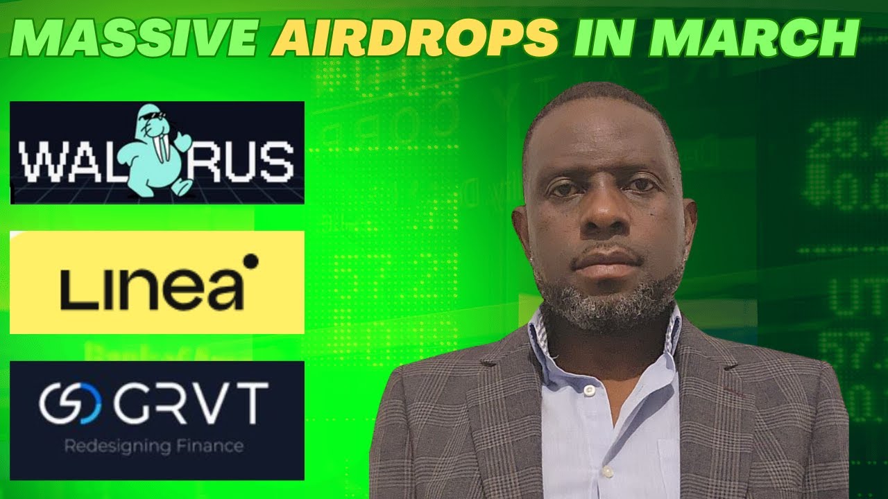 🚨 WALRUS, LINEA & GRVT AIRDROPS IN MARCH! 🚨 Don’t Miss Out!
