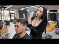 British Lady Barber Gave Me The Cleanest ASMR Treatment Sleep Time 