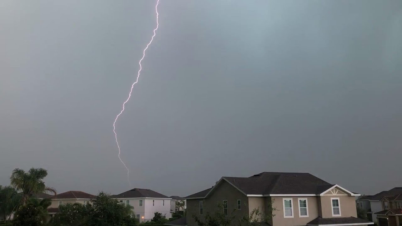 Loud Florida thunderstorm - 2nd August 2022 (GoPro + iPhone footage)