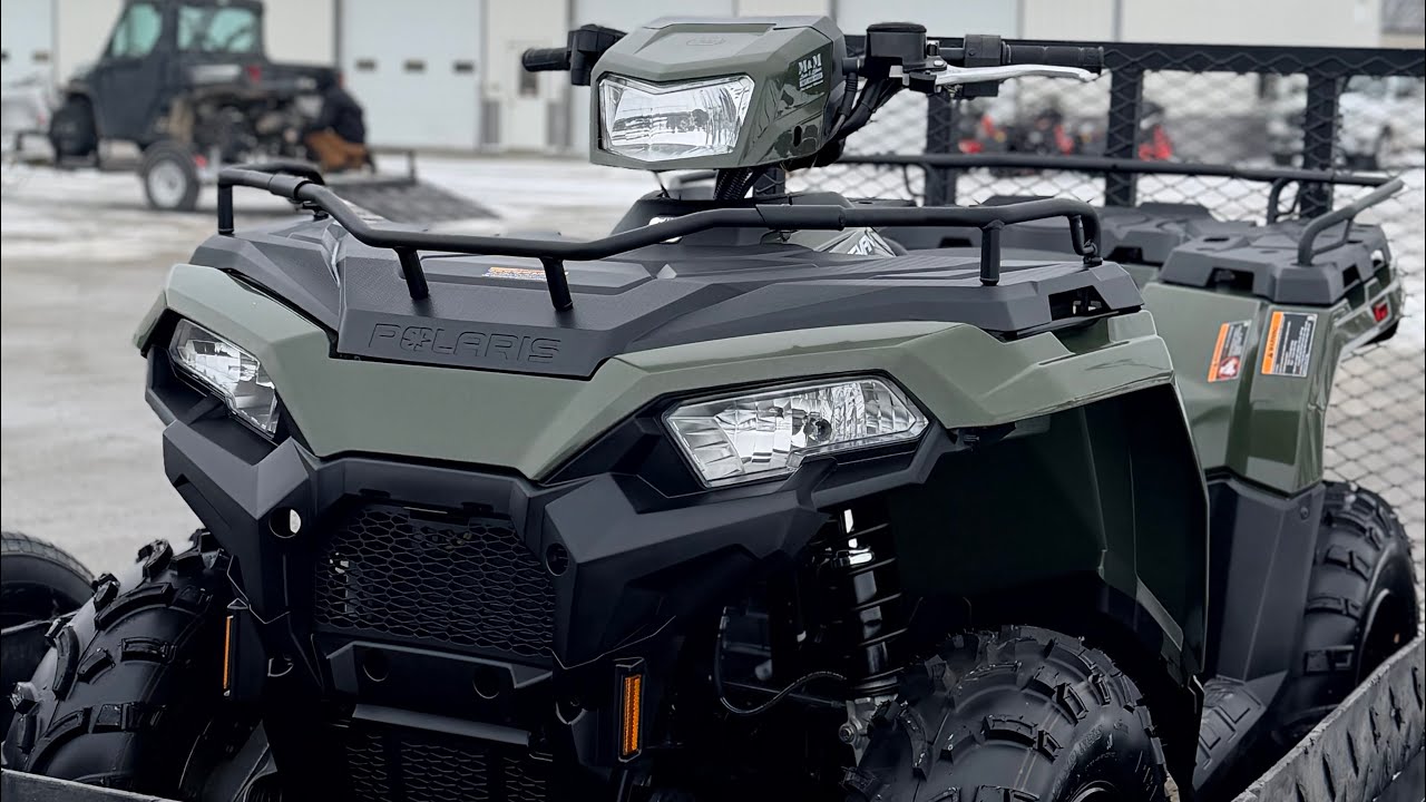 Buying My First ATV For Ice Fishing! 2025 Polaris Sportsman 450 HO.