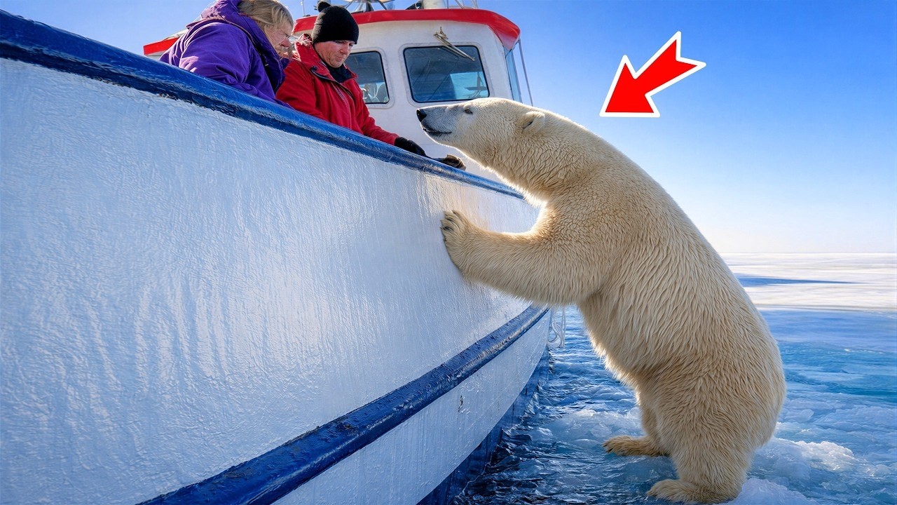 Ariu përpiqet me dëshpërim t’i paralajmërojë marinarët, kur ata e kuptojnë arsyen, ata kthehen prapa