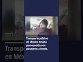Transporte Público en México Desata Persecución con Pasajeros a Bordo