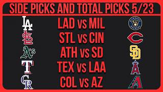 MLB Picks Today | Best Bets &amp; Predictions Saturday 5/23/26