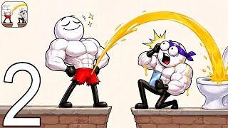 Toilet Time Rush - Gameplay Walkthrough Part 2 New Mobile Game Tutorial (Android,iOS)