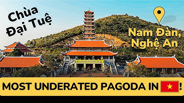 Vietnam’s MOST UNDERRATED Buddhist Temple?… Chùa Đại Tuệ🇻🇳  | Cinematic Drone Vietnam Travel Video