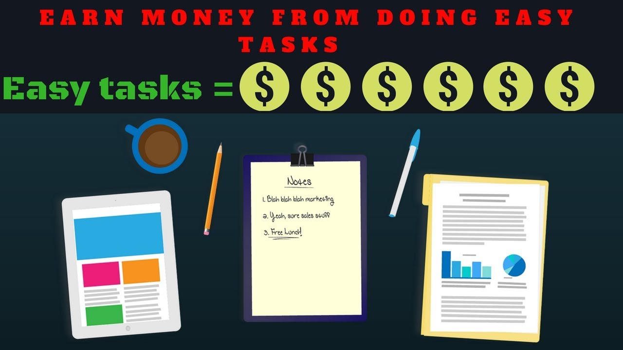 How To Earn Money Online From Doing Tasks 2020 [EASY METHOD] - YouTube