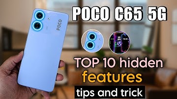 POCO C65 TOP 10 hidden features tricks and tips|| POCO C65 smart amazing hidden features