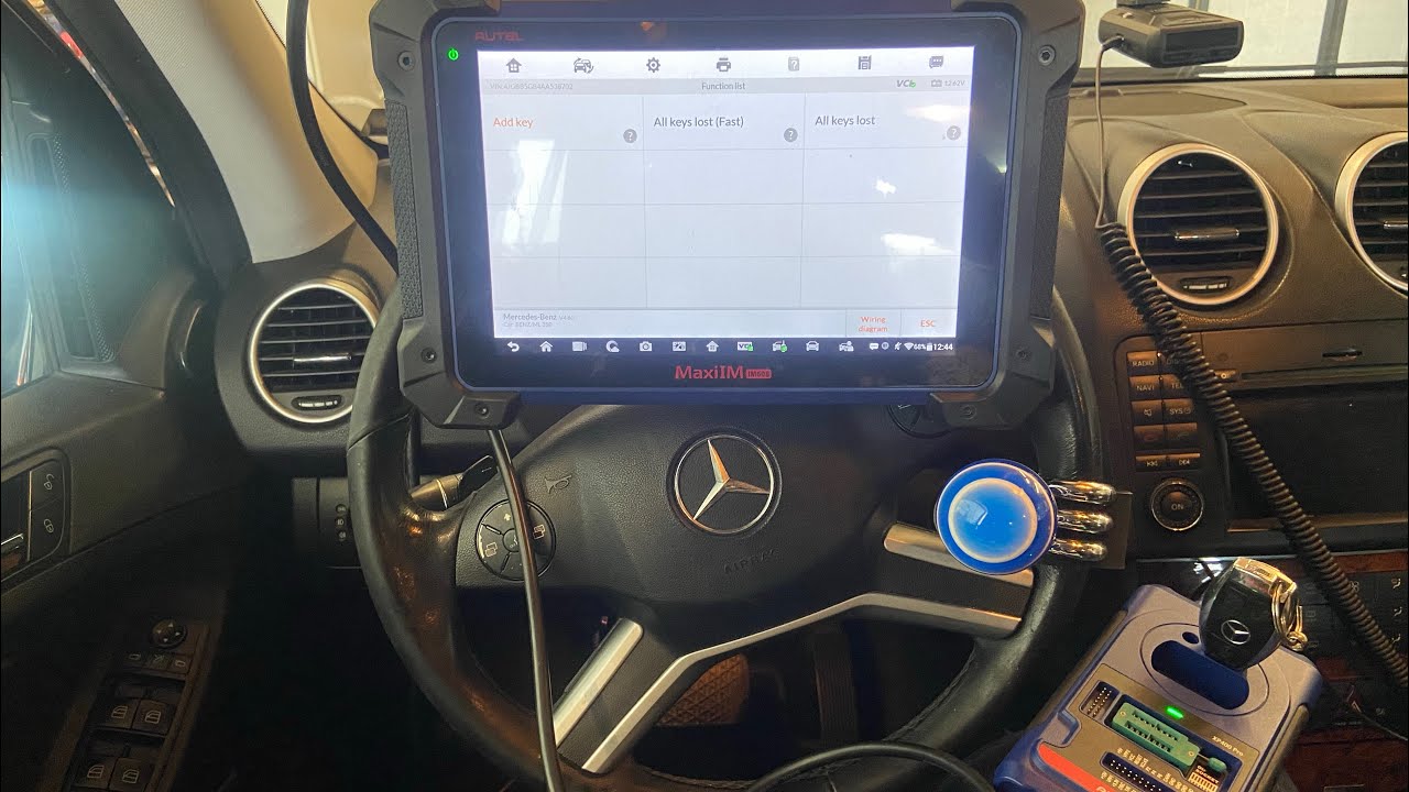 AUTEL IM608 PRO MERCEDES BENZ 2009-2011 ML 350 (ADD A KEY/OBD )