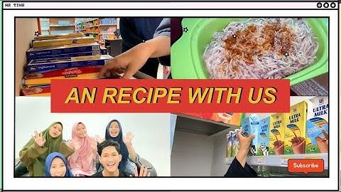 An recipe with us || How to make spaghetti carbonara 🍝 (procedure text)
