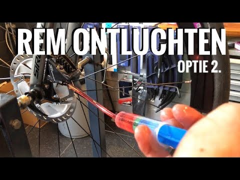 Civiel Zielig spoel REM ONTLUCHTEN Shimano (hydraulisch) optie 2 | Fiets Tutorial #12 - YouTube