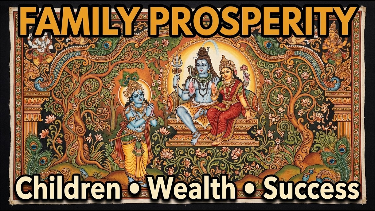 Shiva Pancharatnam by Lord Krishna | Divine Family Blessings | Children, Wealth, Success