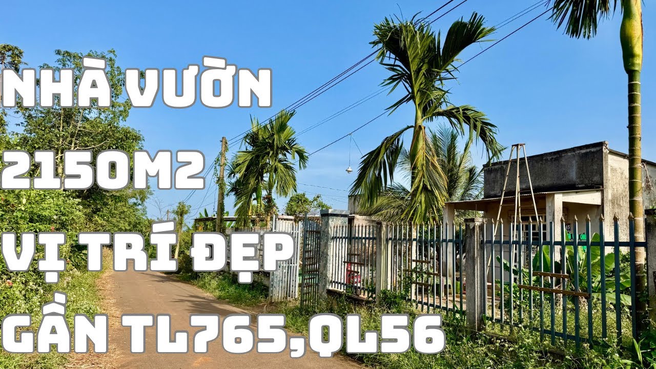 ☘️NHÀ VƯỜN TRÁI CÂY 2150M2 Tại BRVT Cũ Giá 2Tỷ700Triệu( FRUIT GARDEN HOUSE 2150In BRVT Near The Sea)