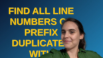 Codereview: Find all line numbers of prefix duplicates with streams