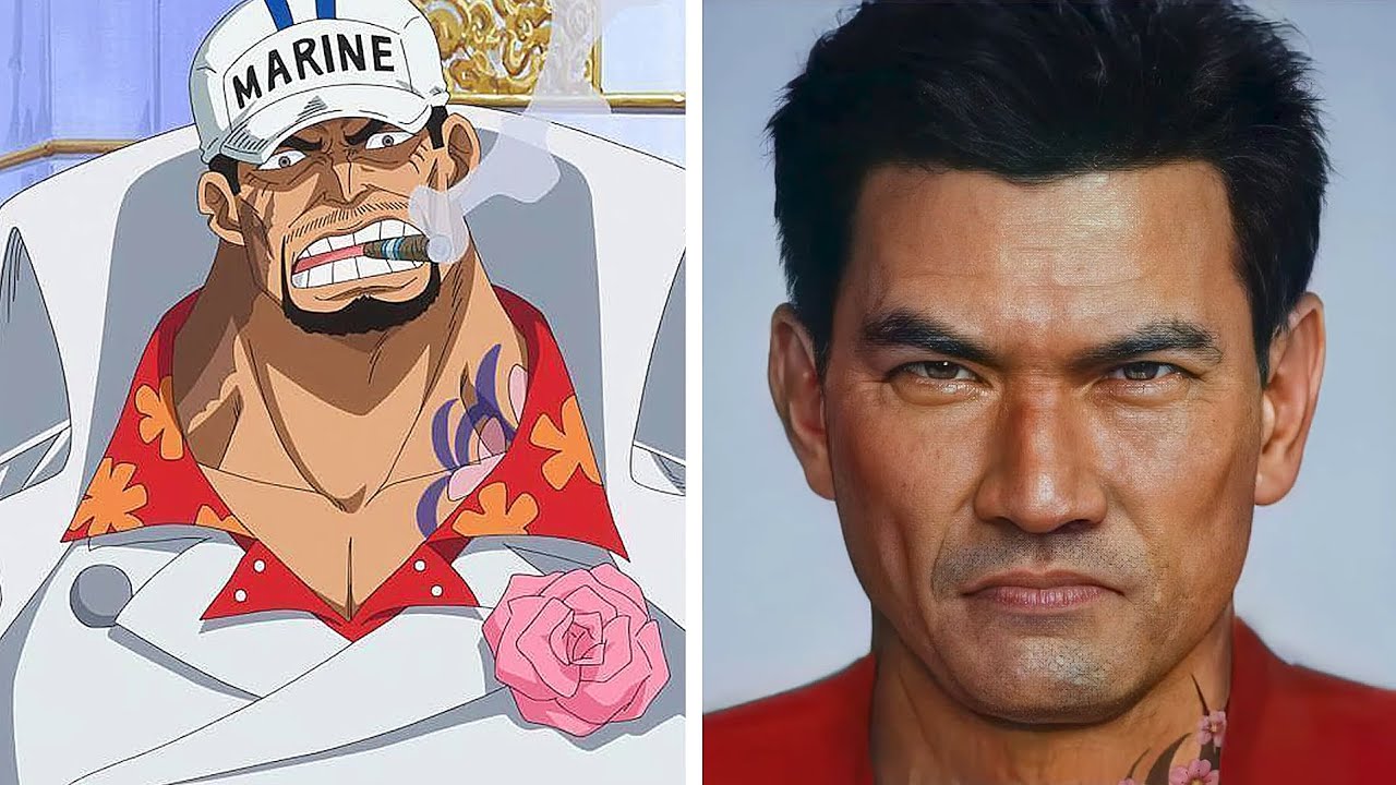 Famous Characters in One Piece VS REAL LIFE Sakazuki aka