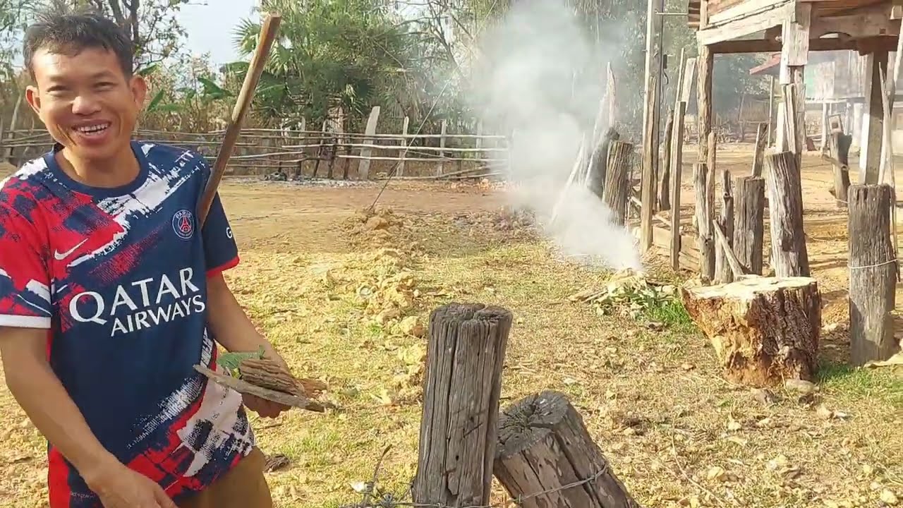 แม่บ่าวรุ่งกับผัวพากันปัดกวาดอะนาไมเรียบฮั้วผัวเมียคู่นี้อินกันขะหนาดเลย