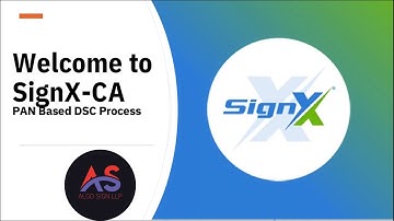 SignX -  New Model Pan based dsc apply process !!