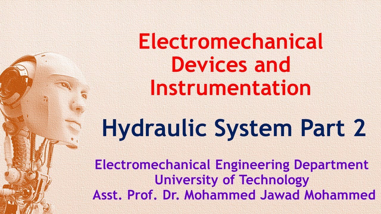 Hydraulic System Part 2 YouTube