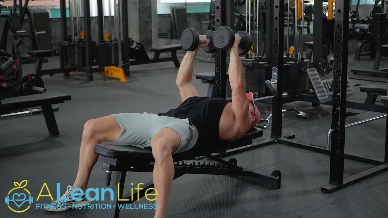 Chest And Tricep Dumbbell Workout YouTube