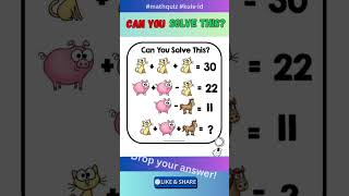 Math Quiz: Can You Solve This? #kuisid #mathquiz - YouTube
