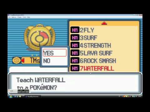 Hyret Tentacle bh Pokemon light platinum Hm waterfall! - YouTube