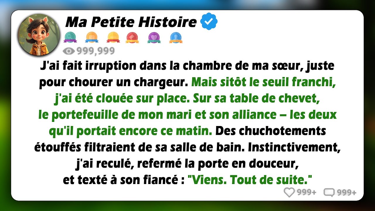 Mon mari a dit qu'il travaillait tard - j'ai trouvé son portefeuille dans la chambre de ma sœur