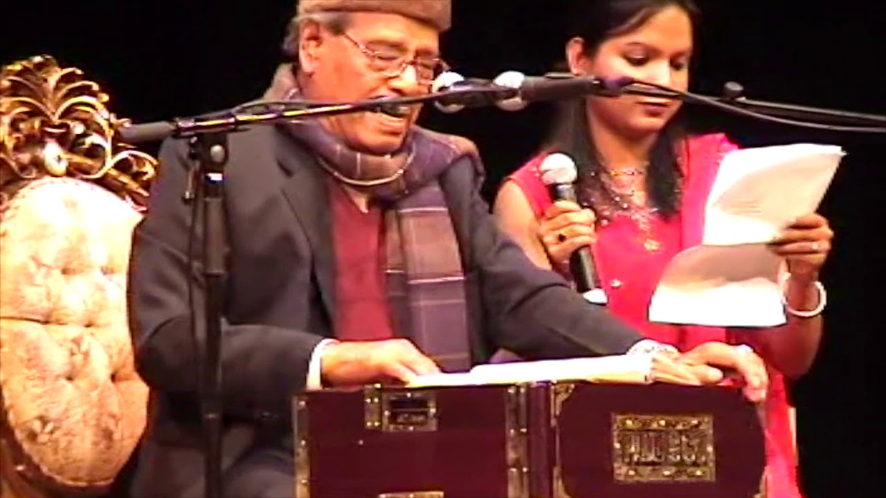 Jodi hamari   Manna Dey Ji and Arpita Chanda Live on Stage