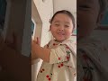 2階で仕事中のパパとモニターで話すさなちゃん😂 #Short