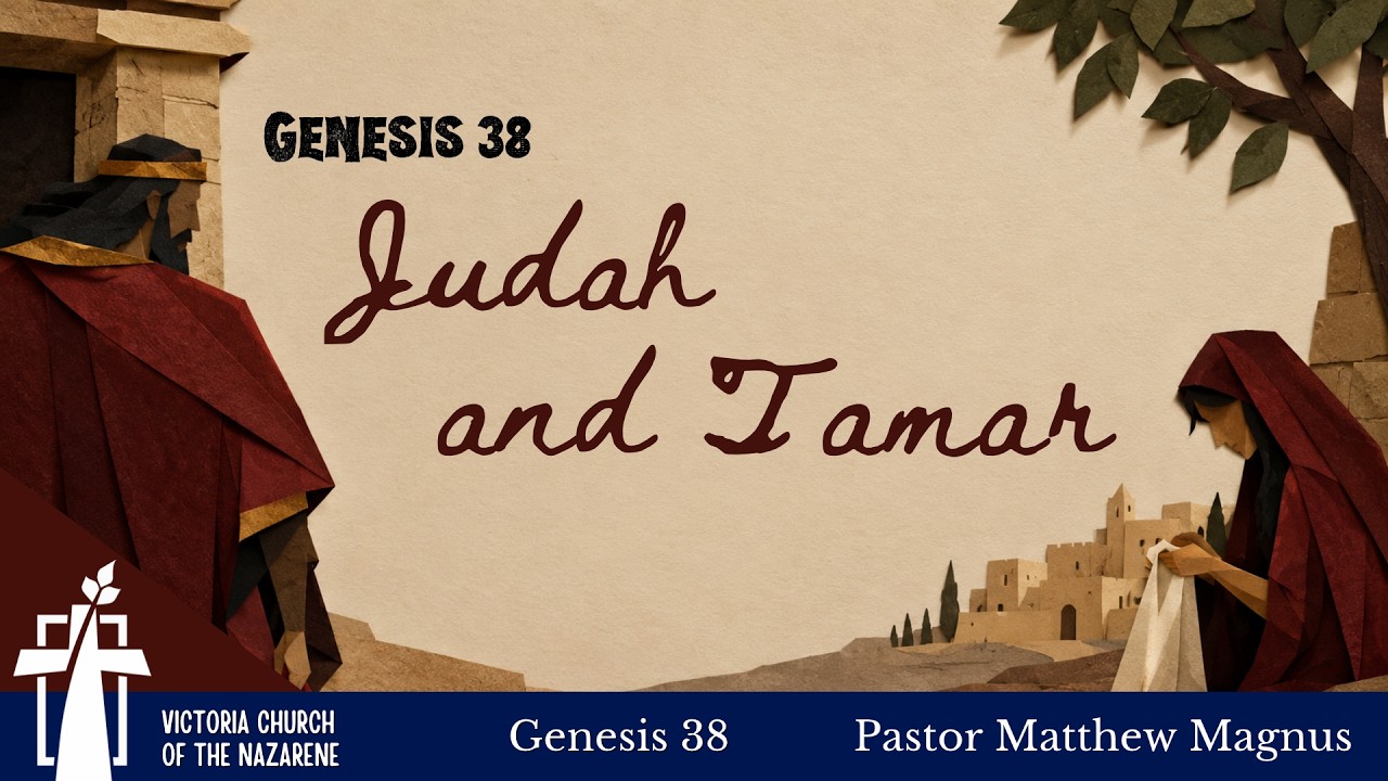 Welcome to our Sunday Service. Today, Pastor Matthew Magnus will bring us a message entitled, "Judah and Tamar".  Thank you for being a part of our church family and joining us for worship this week. 

Thank you to our wonderful musicians, special guests, staff, and tech crew! 

Connect with Us!
Looking for more information, to be added to our weekly newsletter, to get connected with a small group or to contact our pastors/church office? You'll find it all on our website: https://www.vicnazarene.ca

Don't miss a Sunday service- subscribe to our YouTube channel to get notifications and easily find our services.