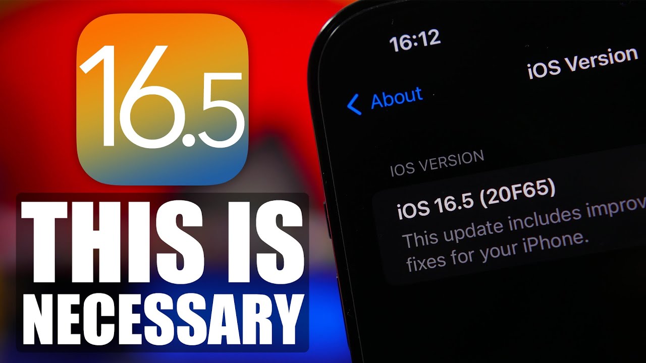 How To UPDATE to iOS 16.5 Official Version ! - YouTube
