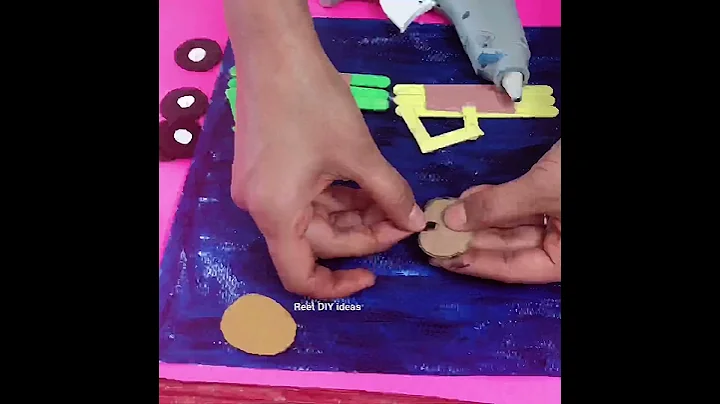 Popsicle sticks craft, room decor, 5 minutes craft, 5 minutes craft ideas, #shorts 5 minutes videos