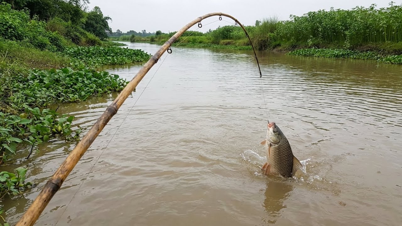 Massive Fish Caught with a Fishing Rod! | Realistic Bangladeshi Fishing    