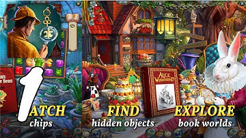 Sherlock・Hidden Object・Match-3 Gameplay Walkthrough #1 (Android, IOS)